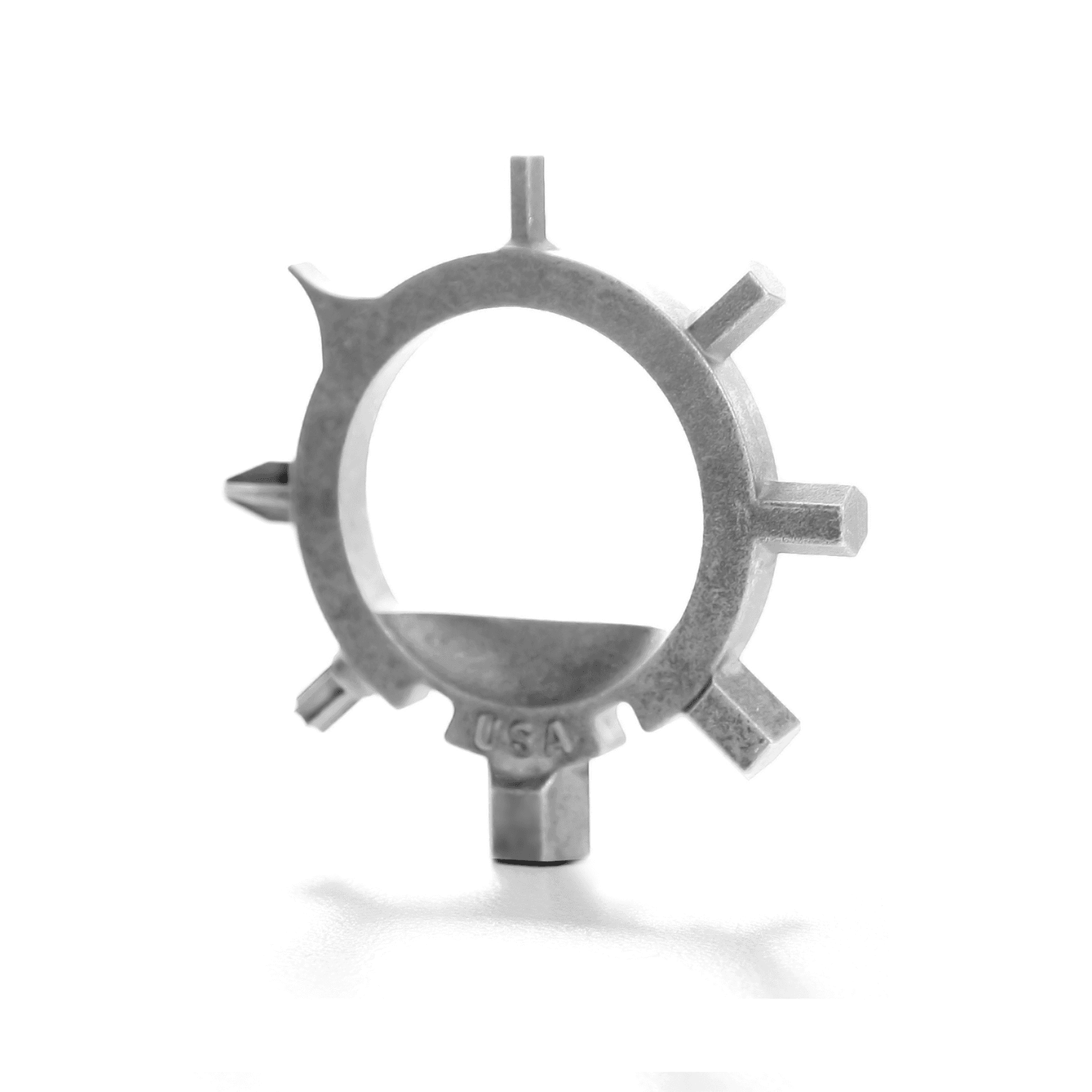 Ringtool V2 Silver — angled detail